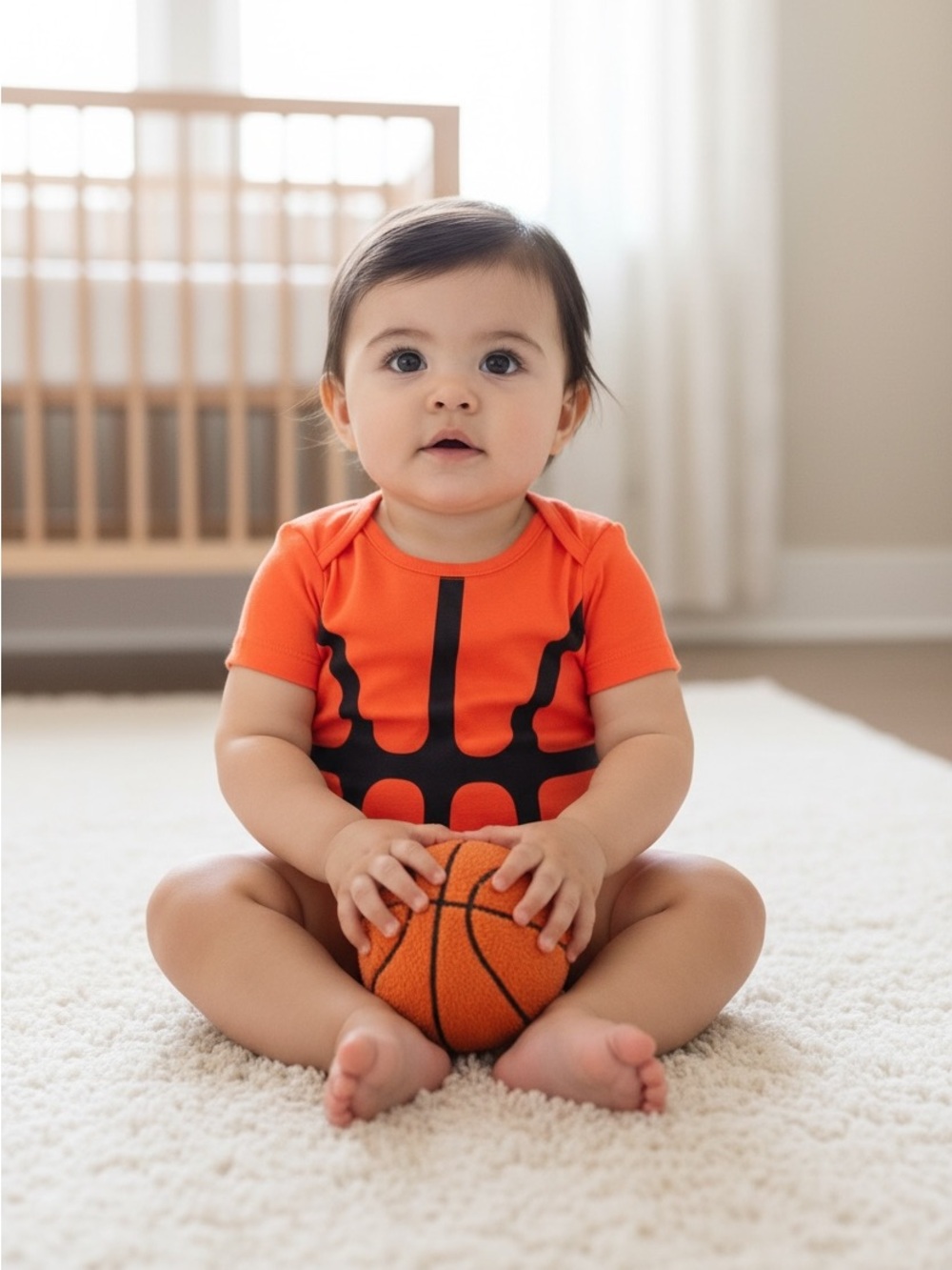 The Children’s Place Baby Unisex Onesie with Basketball Graphic NIP